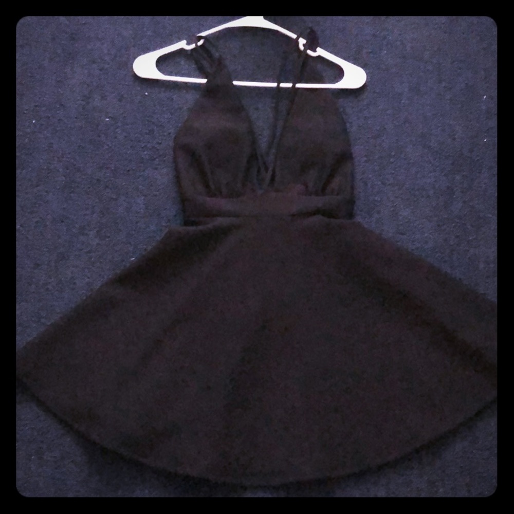 BLACK MINI DRESS